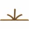 Ekena Millwork Richland Rough Sawn Timber Gable Bracket, Western Red Cedar, 84"W x 45"H x 2"D x 4"F, 13/12 Pitch GBW084X45X0204RIC00RWR - alternate 5